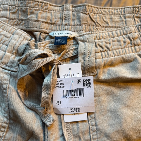 American Eagle Outfitters Tan Women's Cargo Shorts - Picture 2 of 4